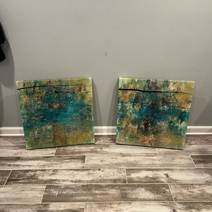 Two 24x24 box pictures